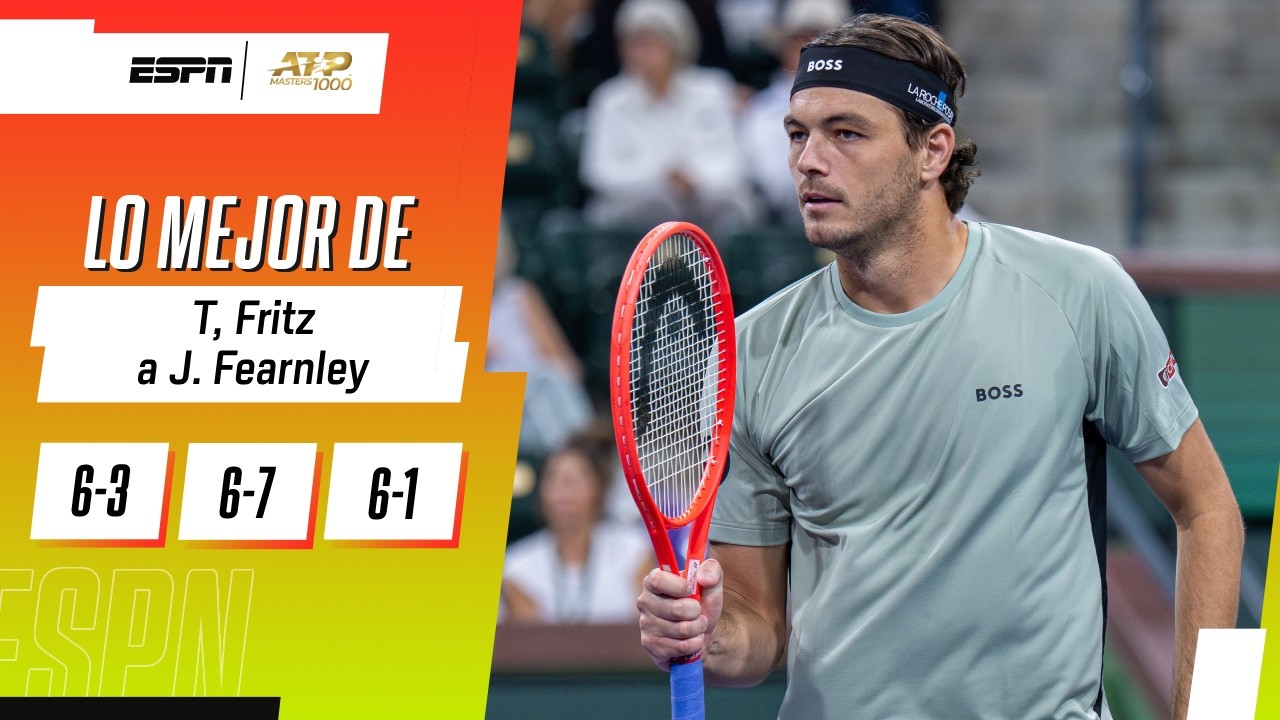 PARECÍA QUE SE LE COMPLICABA A FRITZ PERO CLASIFICÓ EN INDIAN WELLS | RESUMEN