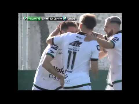 Villa Mitre 2-1 Sol de Mayo / Federal A - Zona 1 / Fecha #28