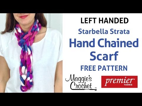 3 Minute Starbella Strata Hand Chained Scarf - Left Handed