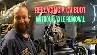 How to Replace Outer CV Boot (No Axle Removal) | VW, Audi, Porsche DIY