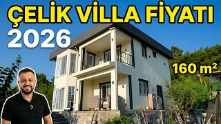 Lüks Çelik Dubleks Villa Ev Turu Fiyatı 2026 Prefabrik Maliyeti Köy Ba