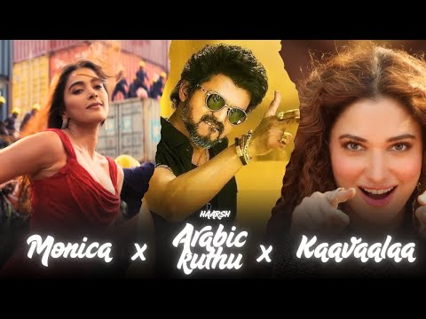 Monica X Arabic kuthu X Kaavaalaa X Davudi Mashup |Anirudh top songs mashup| Monica coolie Song|