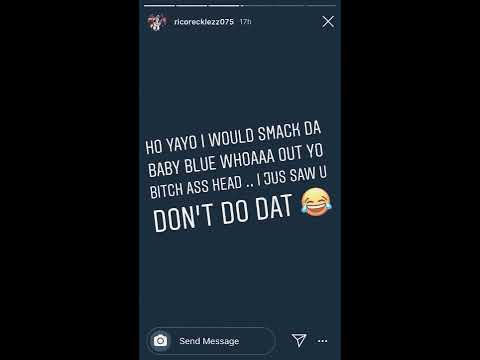 Rico Recklezz Dissing Go Yayo on Instagram Live‼️