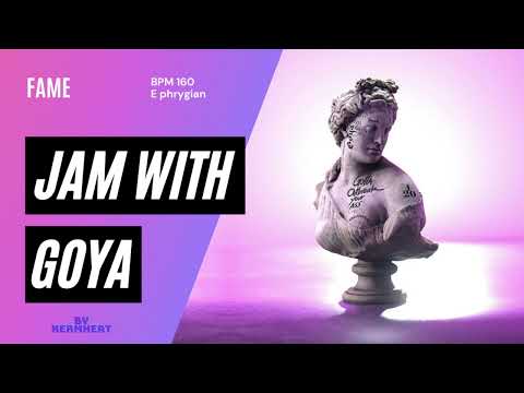 Jam with Goya "Fame" Tempo BPM 160 - E phrygian - Guitar Practice - Backing track - #jamwith vamp