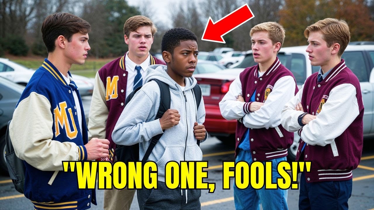 Bullies Attacks the New Black Boy, Not Knowing His Father Is Notorious Crime Boss