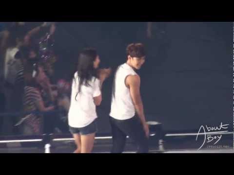 [FANCAM] 120818-19 Suzy & Junho Highlights moment @ JYP Nation Concert in Japan
