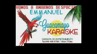 EMMANUEL VAMOS A AMARNOS DESPACIO KARAOKE ORIGINAL EXCLUSIVO