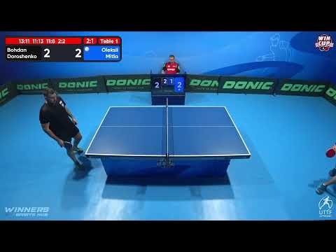 08:30 Bohdan Doroshenko  (3:1) Oleksii Mitla West 1 WIN CUP 10.10.2022 | TABLE TENNIS WINCUP