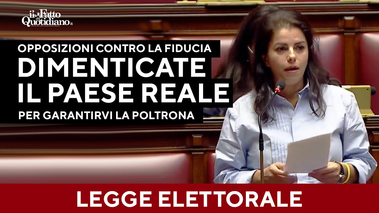 "Avete dimenticato il paese reale", opposizioni compatte contro la legge elettorale