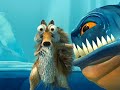 Ice Age Scrat Vs Piranhas