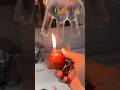 Lighter vs plastic hand water 💦 Which lighter is the most powerful? #creativelighter