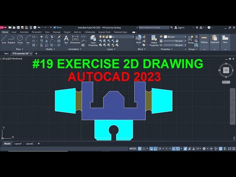 AutoCAD 2D exercise 1