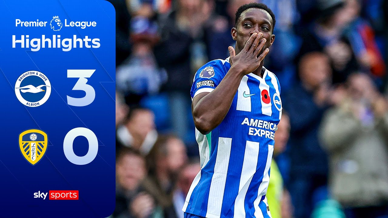 In-form Welbeck at it again! 🔥 | Brighton 3-0 Leeds | Premier League Highlights