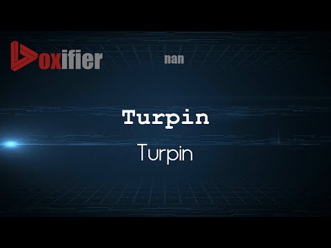 How to Pronounce Turpin (Turpin) in nan - Voxifier.com