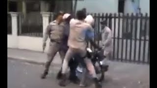 Nunca discutas con un policía dominicano!!!
