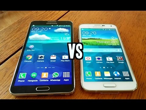 Samsung Galaxy S5 vs Samsung Galaxy Note 3
