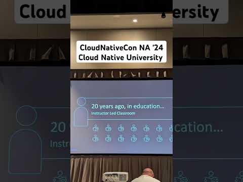 CloudNativeCon NA '24: Cloud Native University #cloudcomputing #kubernetes #cloudnative #cloud #stem