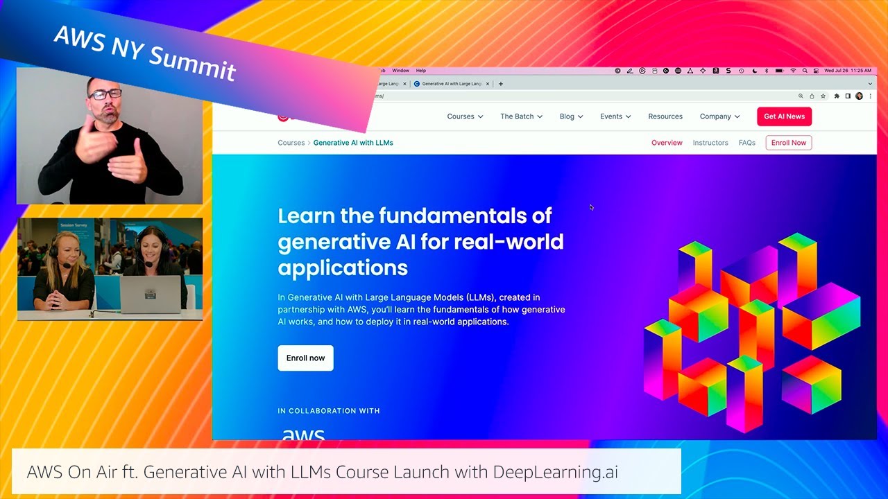 AWS NY Summit 2023 | AWS On Air ft. DeepLearning.AI 
