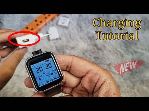 How To Charge Y68 / D20 / 116 Plus Fitpro Smartwatch? | Charging Tutorial
