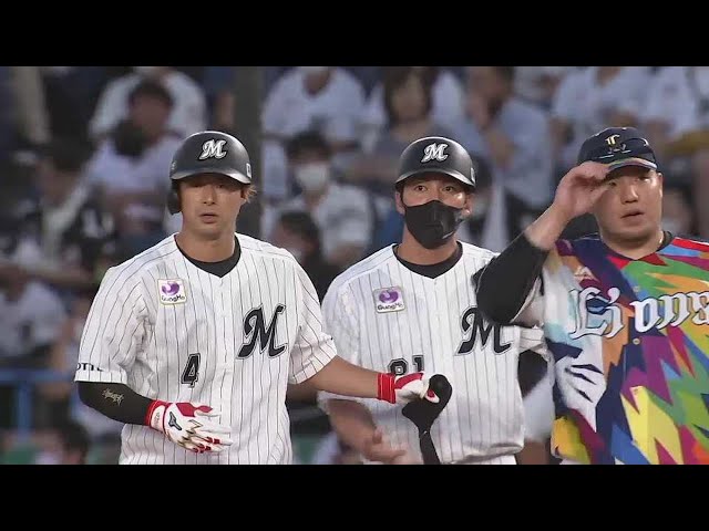 【2回裏】マリーンズ・藤岡 先制のタイムリーヒットを放つ!! 2021/8/17 M-L