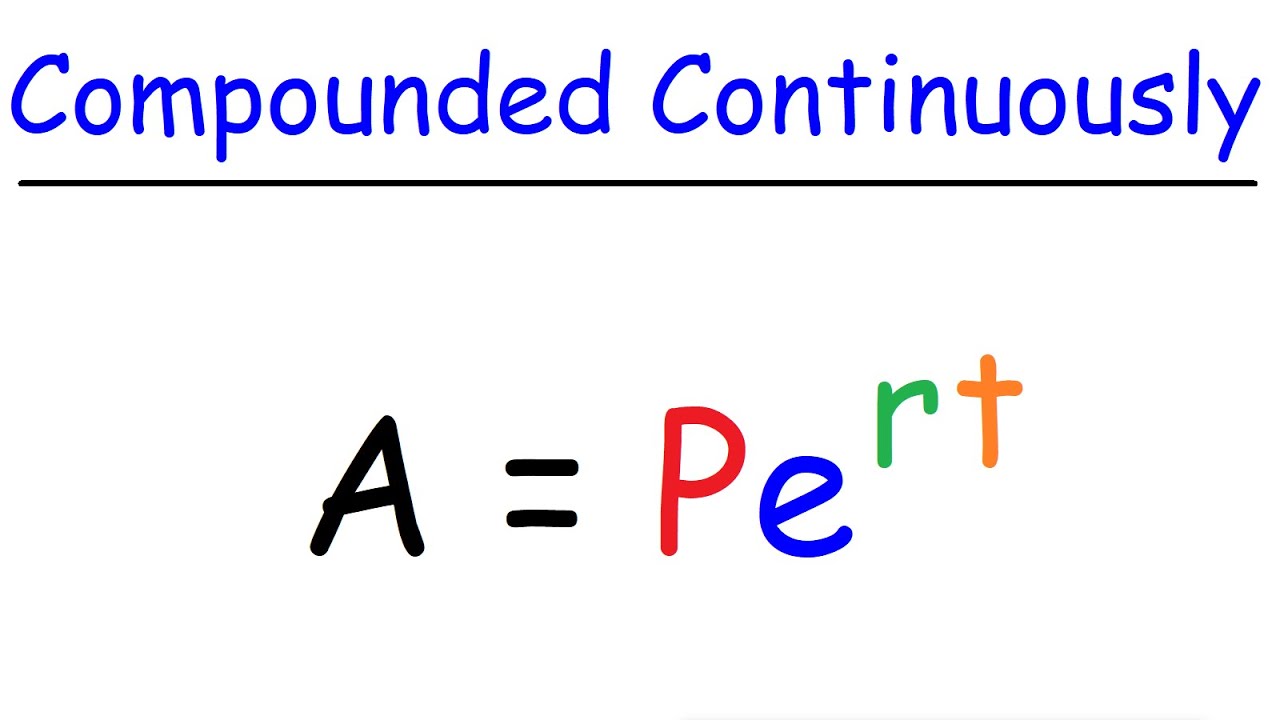 What is n if it is compounded continuously ask similar