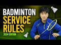 10 Badminton Service Rules 2024 Edition