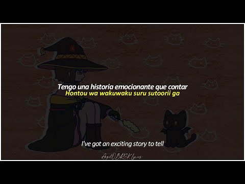 KonoSuba!: Bakuen Wo ED FULL | Megumin & YunYun - "JUMP IN!" | Sub Español, Romaji & English
