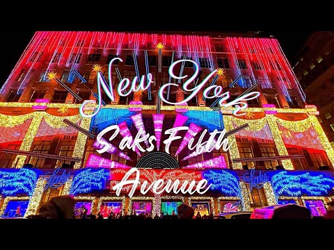 Saks Fifth Avenue Holiday Windows and Christmas Light Show