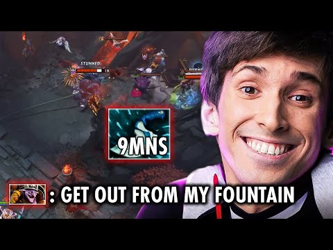 It's like you are playing vs Dendi Pudge!!! OMG Nonstop Toying in Fountain