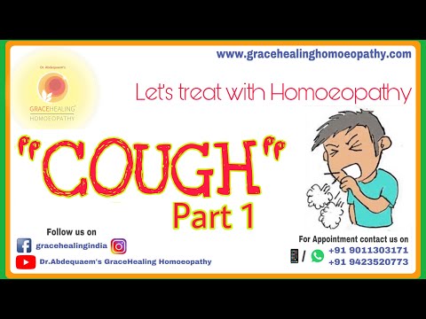 Let's treat Cough with Homoeopathy - 1