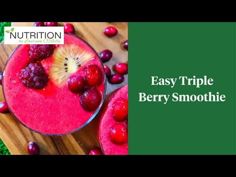 Easy Triple Berry Smoothie Recipe