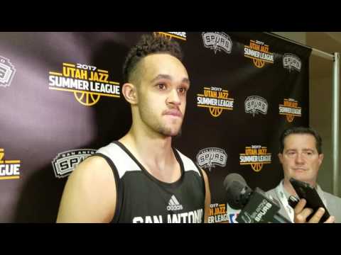 Derrick White Utah Summer League Post Game vs Jazz 7/3/17
