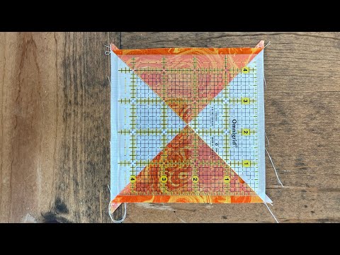 How to Trim Quarter Square Triangles: Beginner Skill Builder Sampler Quilt- Month 4, Week 3