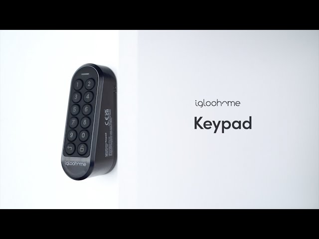 igloohome Retrofit Lock + Keypad Verrou de porte intelligent video