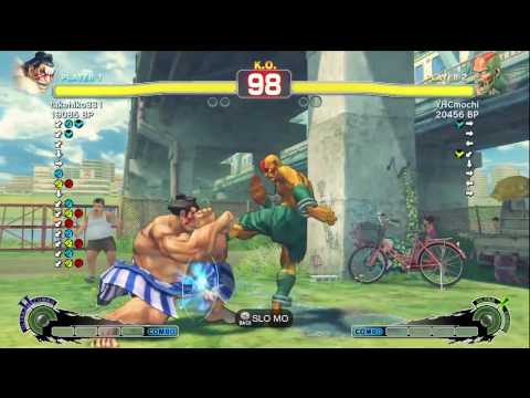 SSFIV Online: Akimo (E.Honda) vs YHCmochi (Dhalsim) TRUE-HD QUALITY