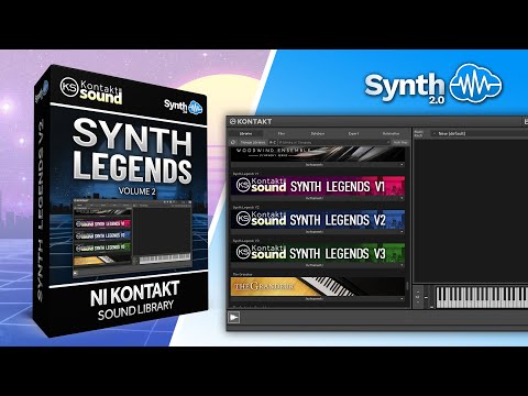 SLG007 - Complete Synth Legends - Native Instruments Kontakt ( over 140 presets ) - Video Preview 2
