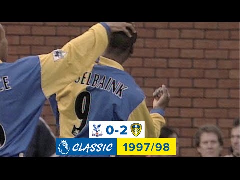 Terrific goal from Hasselbaink! | Crystal Palace 0-2 Leeds United | Premier League Classic | 1997/98