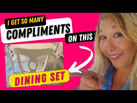 Amazon Review White Kitchen Table Round Table Pedestal Sturdy & Durable #amazonkitchentable