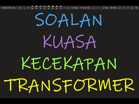 Fizik Tingkatan 5 Bab 3 Keelektromagnetan: Soalan Kuasa Transformer
