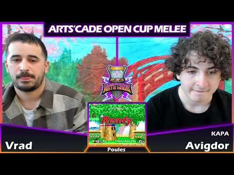 Arts'cade Open Cup #1 - Vrad (Sheik) vs. KAPA | Avigdor (Peach) - Melee Pools