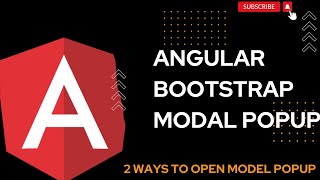 Angular Modal Popup Using Bootstrap | angular tutorial | angular tutorial for beginners | Bootstrap