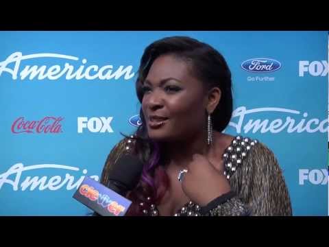 Candice Glover Interview- Cried BeforeTop 8 Performance! "American Idol" Top 8