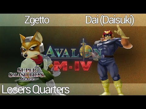 Avalon M-IV | Zgetto (Fox) Vs. Daisuki (Cpt.Falcon) | Losers Quarters