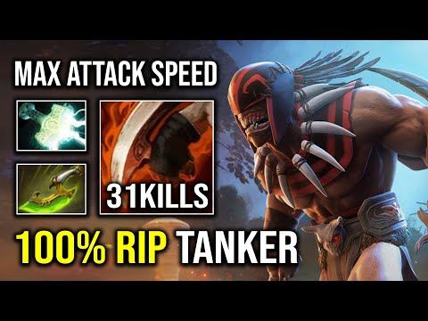 This Bloodseeker Melt Through Anything +990 Gold Per Min Brutal Attack Speed 7.32e Dota 2
