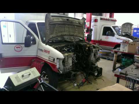 Engine Removal E-450 6.0L