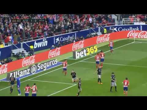 Kevin Gameiro Goal Atletico Madrid-Athletic Bilbao