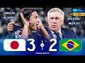 HISTORIC COMEBACK BY THE GREATEST JAPANESE GENERATION OF ALL TIME AGAINST ANCELOTTI S BRAZIL