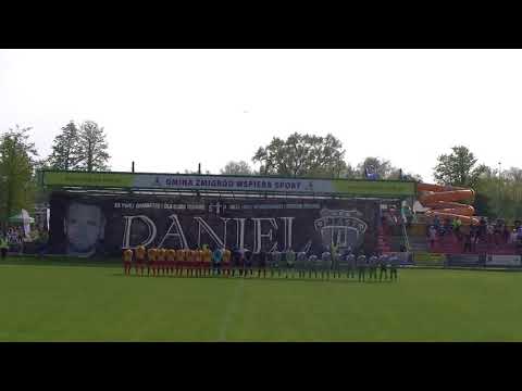 Kibice Piasta Żmigród: Oprawa dla zmarłego piłkarza