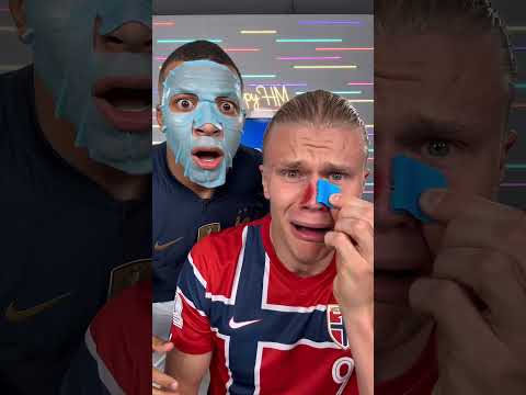 Haaland's translation terrified Mbappé🤣😭 #haaland #funny #mbappe #football