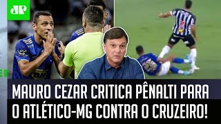 ‘É uma coisa ridícula, respirou perto do jogador do Atlético-MG, é pênalti’, diz Mauro Cezar